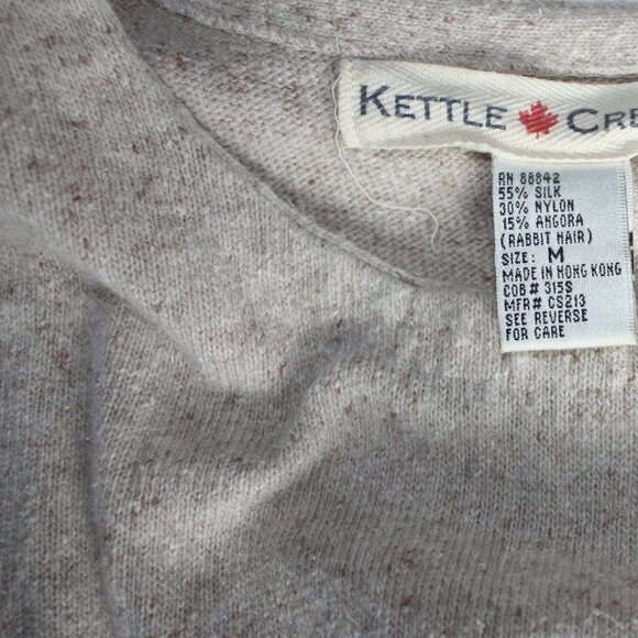 Vintage Kettle Creek Angora Blend Sleeveless Maxi Dress Size M Taupe Knit EUC - Picture 8 of 10